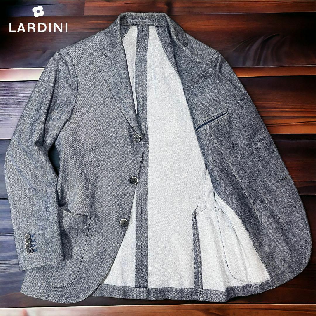 極美品 LARDINI テーラードジャケット STONEWASH色 サイズ42Lardiniジャケット