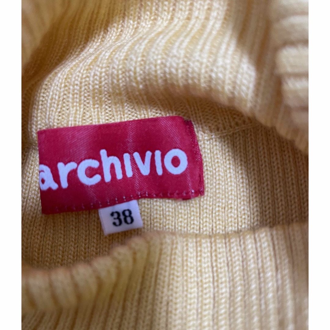 archivio(アルチビオ)のアルチビオ　ゴルフウェア　38 イエロー スポーツ/アウトドアのゴルフ(ウエア)の商品写真