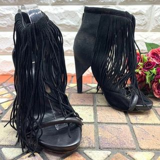 アレキサンダーワン(Alexander Wang)のALEXANDER WANG サンダル　ヒール　37 ひらひら(サンダル)