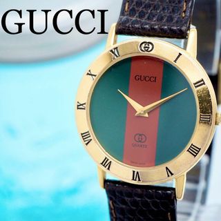 グッチ(Gucci)の259 GUCCI グッチ時計　メンズ腕時計　シェリーライン　ヴィンテージ(腕時計(アナログ))