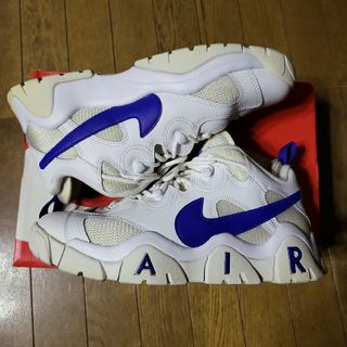 ナイキ(NIKE)のNIKE AIR BARRAGE LOW  "WHITE/BLUE"(スニーカー)