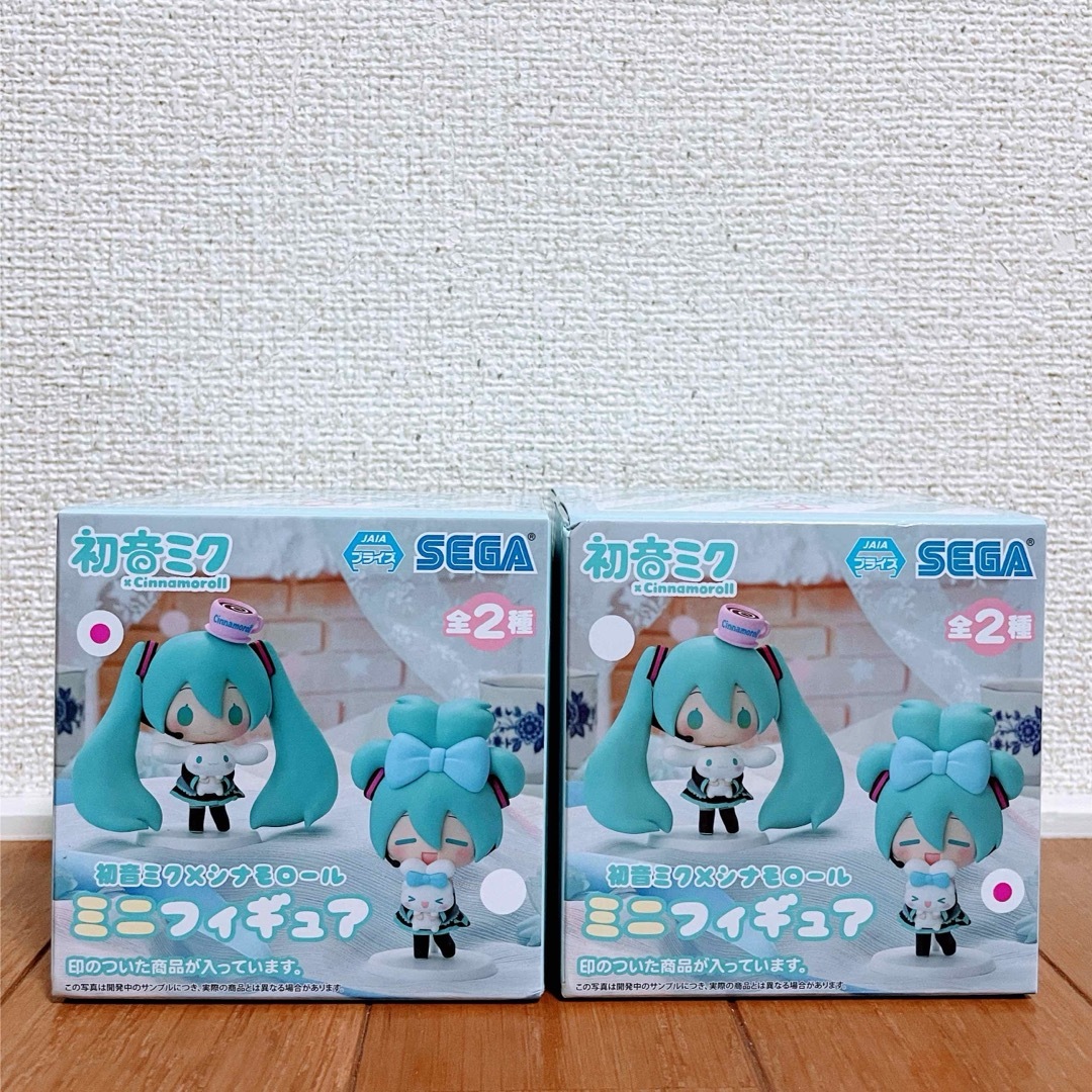 初音ミク×シナモロール Luminasta ×2 ミニフィギュア 全2種 - コミック