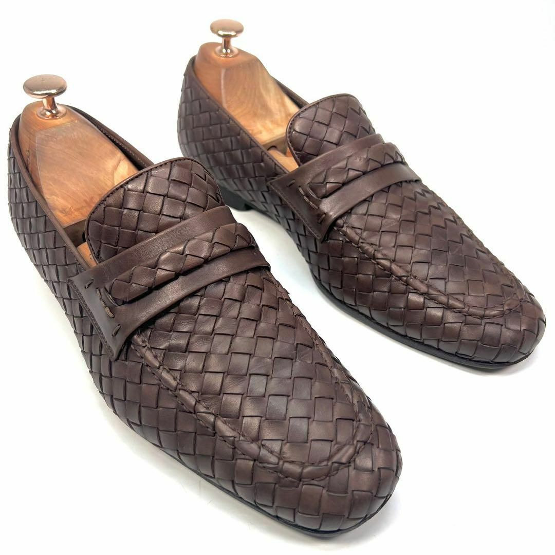 Bottega Veneta(ボッテガヴェネタ)のボッテガヴェネタ　ローファー　革靴　イントレチャート レディースの靴/シューズ(ローファー/革靴)の商品写真