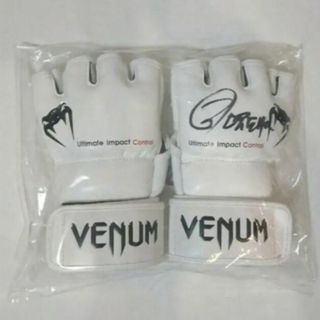 超レア希少ＶＥＮＵＭベナム青木真也選手直筆サインオープンフィンガーグローブＳ新品