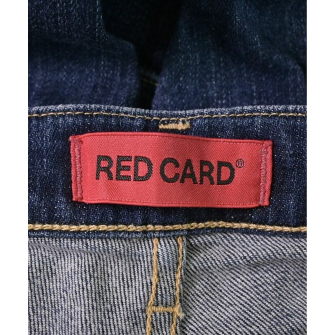 RED CARD(レッドカード)のRED CARD デニムパンツ 23(XS位) インディゴ(デニム) 【古着】【中古】 レディースのパンツ(デニム/ジーンズ)の商品写真