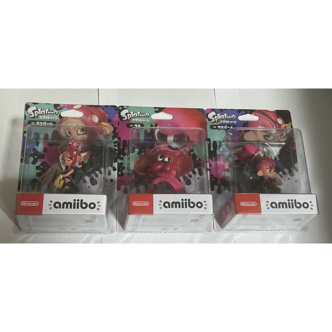Nintendo Switch(ニンテンドースイッチ)のamiibo スプラトゥーン トリプルセット タコガール, タコ, タコボーイ エンタメ/ホビーのフィギュア(ゲームキャラクター)の商品写真