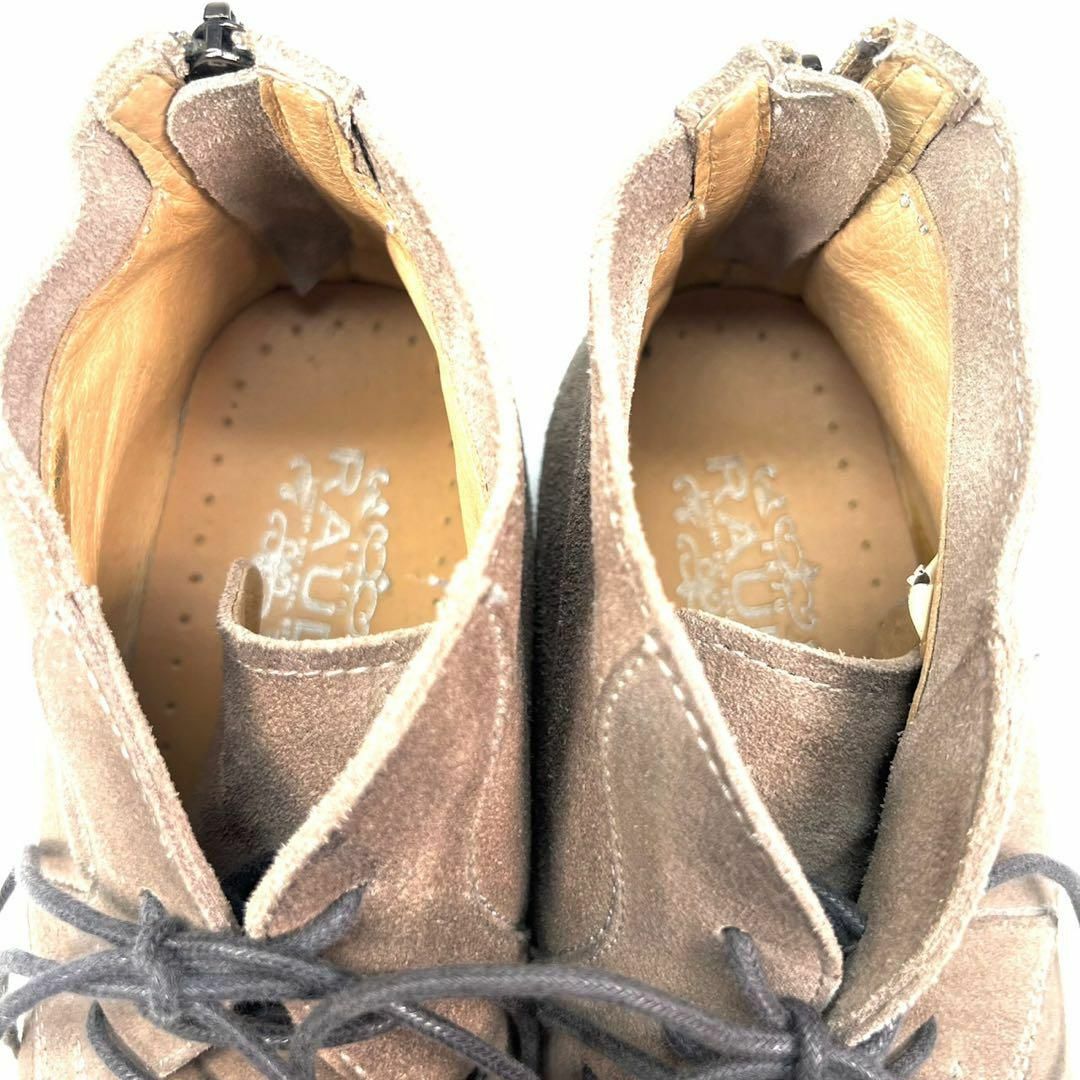RAUDI ラヴディ　ブーツ　スエード　ベージュ　ジップ メンズの靴/シューズ(ブーツ)の商品写真