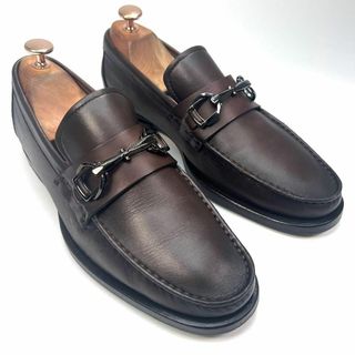 サントーニ(Santoni)のSantoni サントーニ　ビットローファー　革靴　ダークブラウン(ドレス/ビジネス)