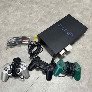 プレイステーション2(PlayStation2)のけい様専用PS2 コントローラーx2ジャンク品(家庭用ゲーム機本体)