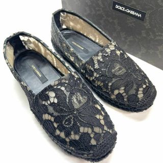 ドルチェアンドガッバーナ(DOLCE&GABBANA)のドルチェ&ガッバーナ　ドルガバ　エスパドリーユ　モカシン　レース(スリッポン/モカシン)