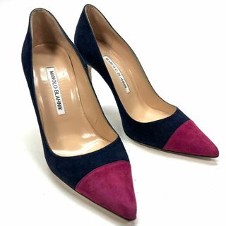 マノロブラニク(MANOLO BLAHNIK)のMANOLO BLAHNIK マノロブニク　パンプス　バイカラー(ハイヒール/パンプス)