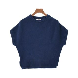 ebure エブール ニット・セーター F 青なし生地の厚さ - ニット/セーター