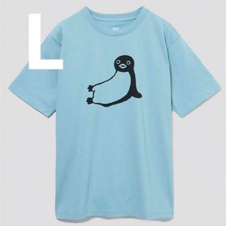 グラニフ(Design Tshirts Store graniph)のグラニフ　さかざきちはる　Lサイズ　くつろぐ　Suica ペンギン(キャラクターグッズ)