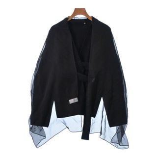 サカイ(sacai)のsacai サカイ カーディガン 2(M位) 黒 【古着】【中古】(カーディガン)