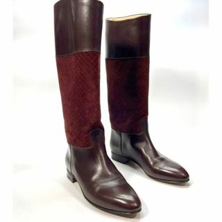 タニノクリスチー(TANINO CRISCI)の【美品】タニノクリスチー　ロングブーツ　レザー(ブーツ)