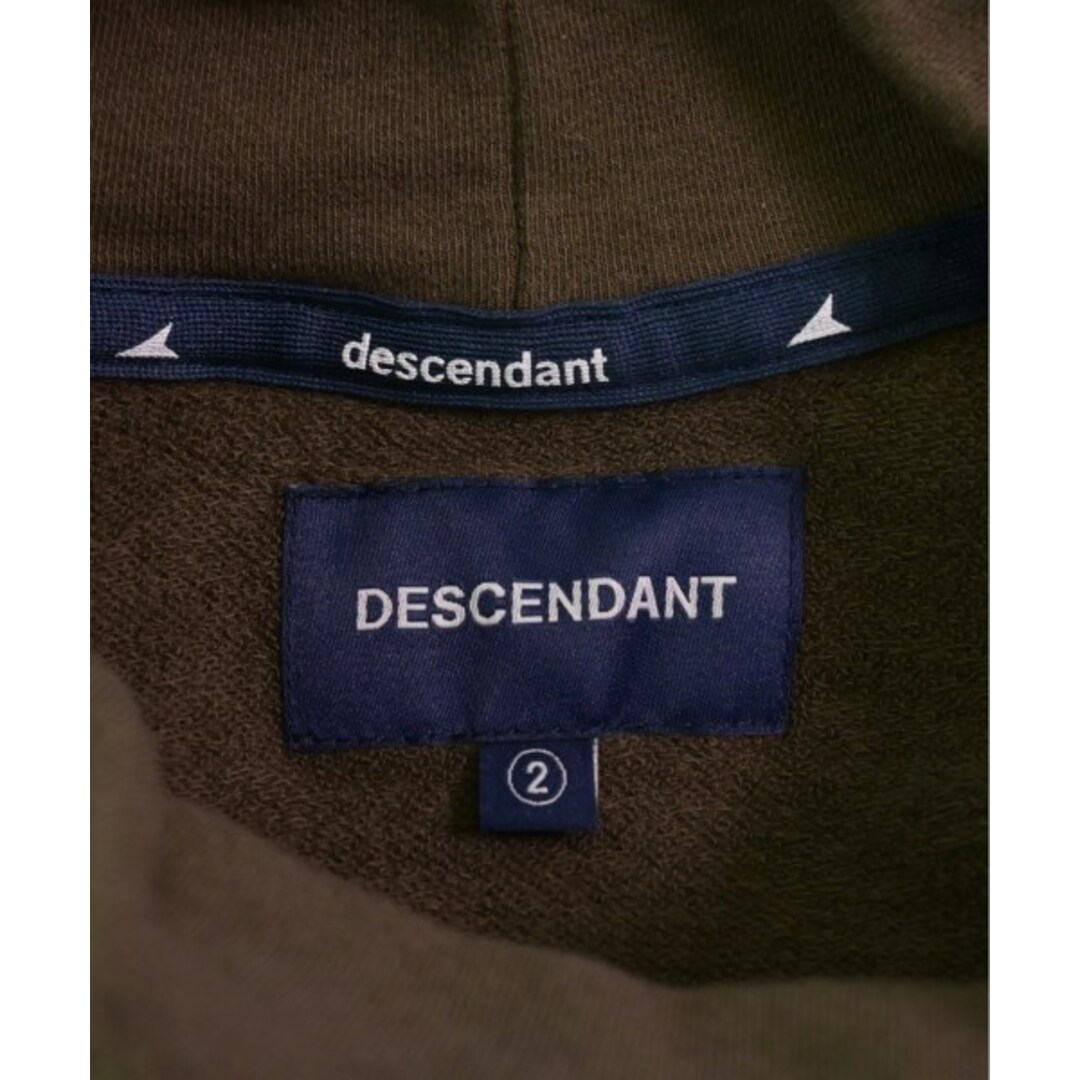 DESCENDANT(ディセンダント)のDESCENDANT ディセンダント スウェット 2(M位) 茶系 【古着】【中古】 メンズのトップス(スウェット)の商品写真