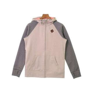 バートン(BURTON)のBURTON バートン パーカー S ベージュxグレー 【古着】【中古】(パーカー)