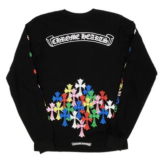 クロムハーツ(Chrome Hearts)のChrome Hearts マルチカラー クロス スクロール ロンT(Tシャツ/カットソー(七分/長袖))