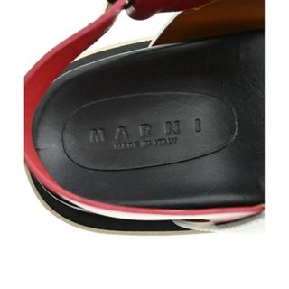 MARNI マルニ サンダル EU42(27cm位) 赤xグレーx黒 【古着】【中古】