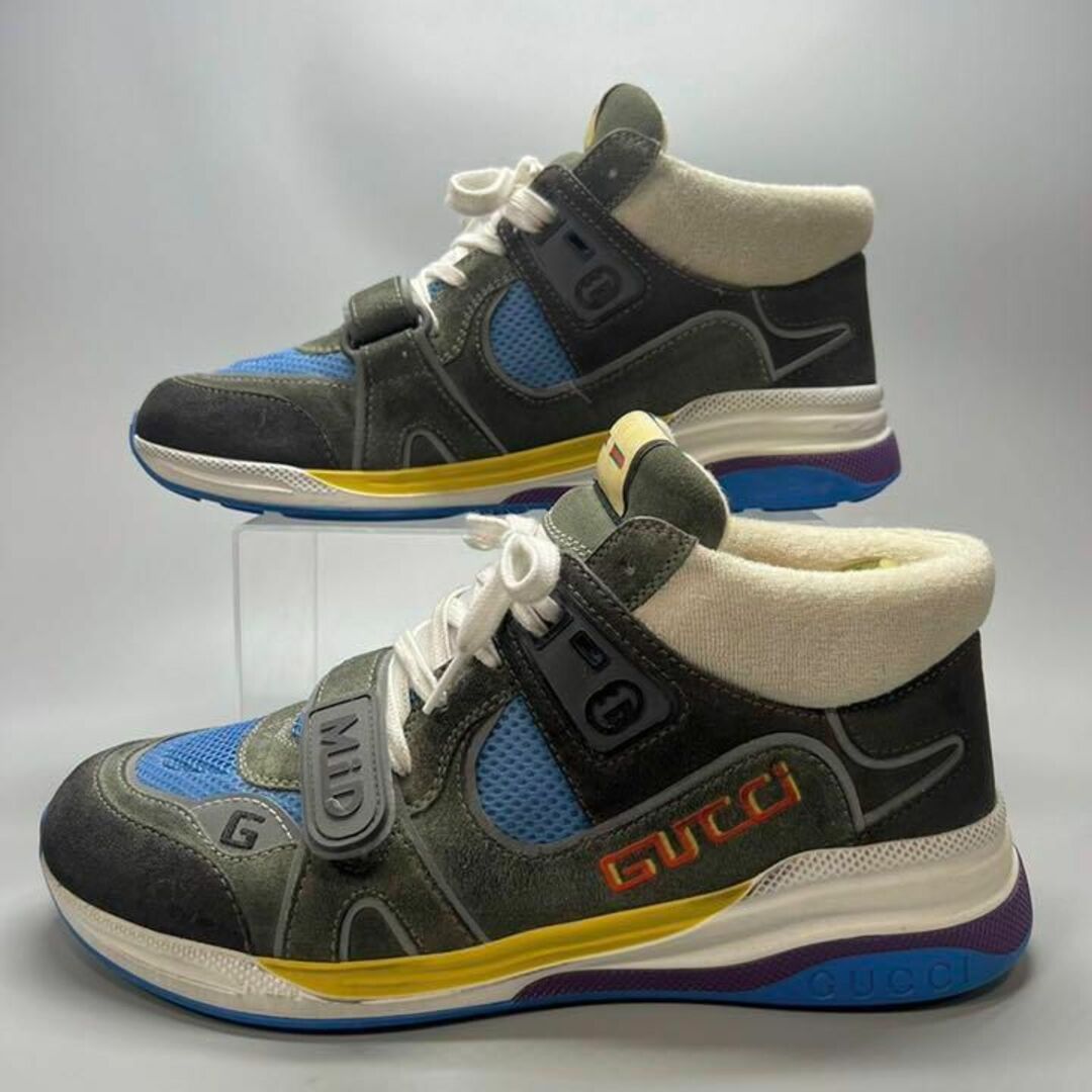Gucci(グッチ)のGUCCI グッチ　Ultrapace ミッドカットスニーカー　ハイカット メンズの靴/シューズ(スニーカー)の商品写真