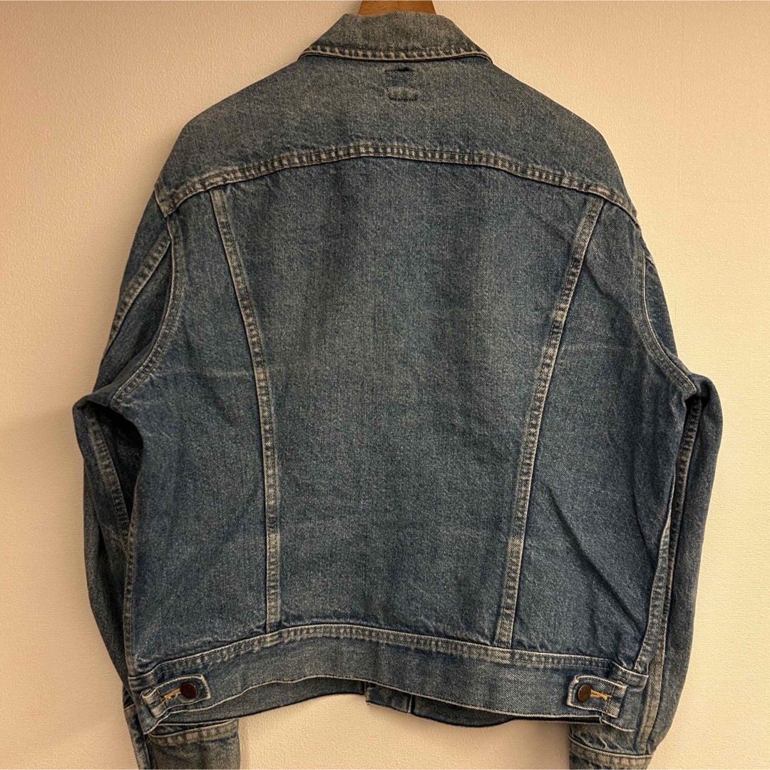 Lee(リー)の【レア美品】70s Leeデニムジャケット黒タグ サイズ44相当 メンズのジャケット/アウター(Gジャン/デニムジャケット)の商品写真