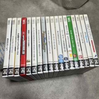 ウィー(Wii)のWii ソフトまとめ売り18枚(家庭用ゲームソフト)