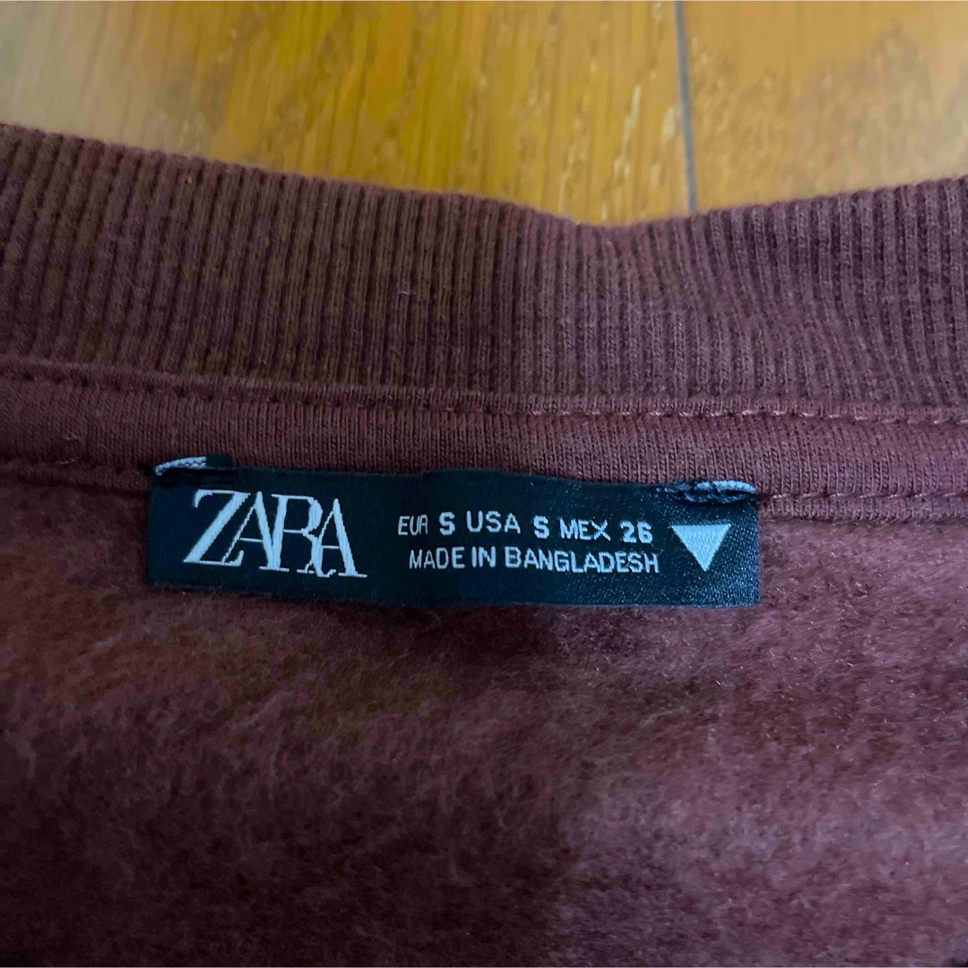 ZARA(ザラ)のZara クロップドスウェットトップ トレーナー H&M uniqlo gap レディースのトップス(トレーナー/スウェット)の商品写真