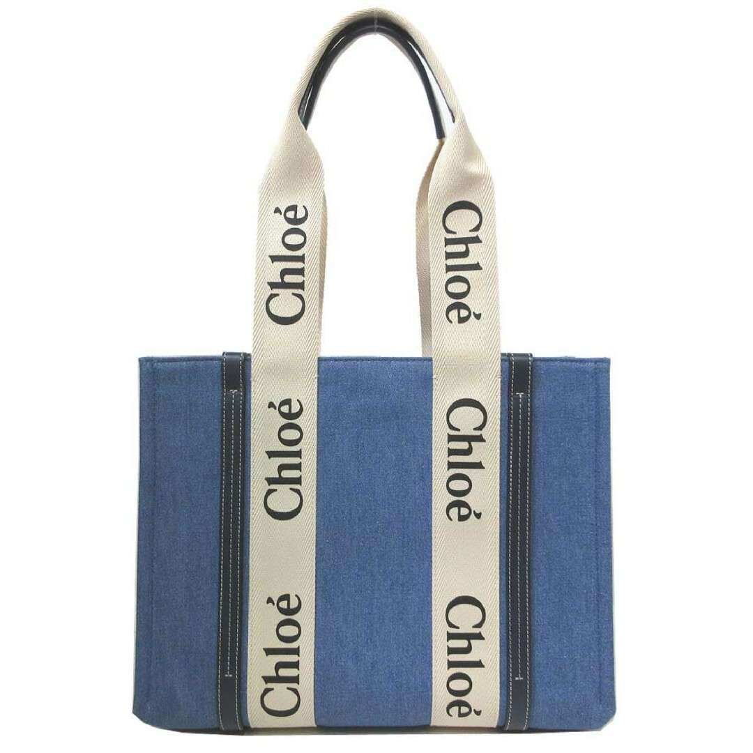 Chloe(クロエ)のクロエ トートバッグ CHC22SS383G65 4C4 (ネイビー) レディースのバッグ(トートバッグ)の商品写真