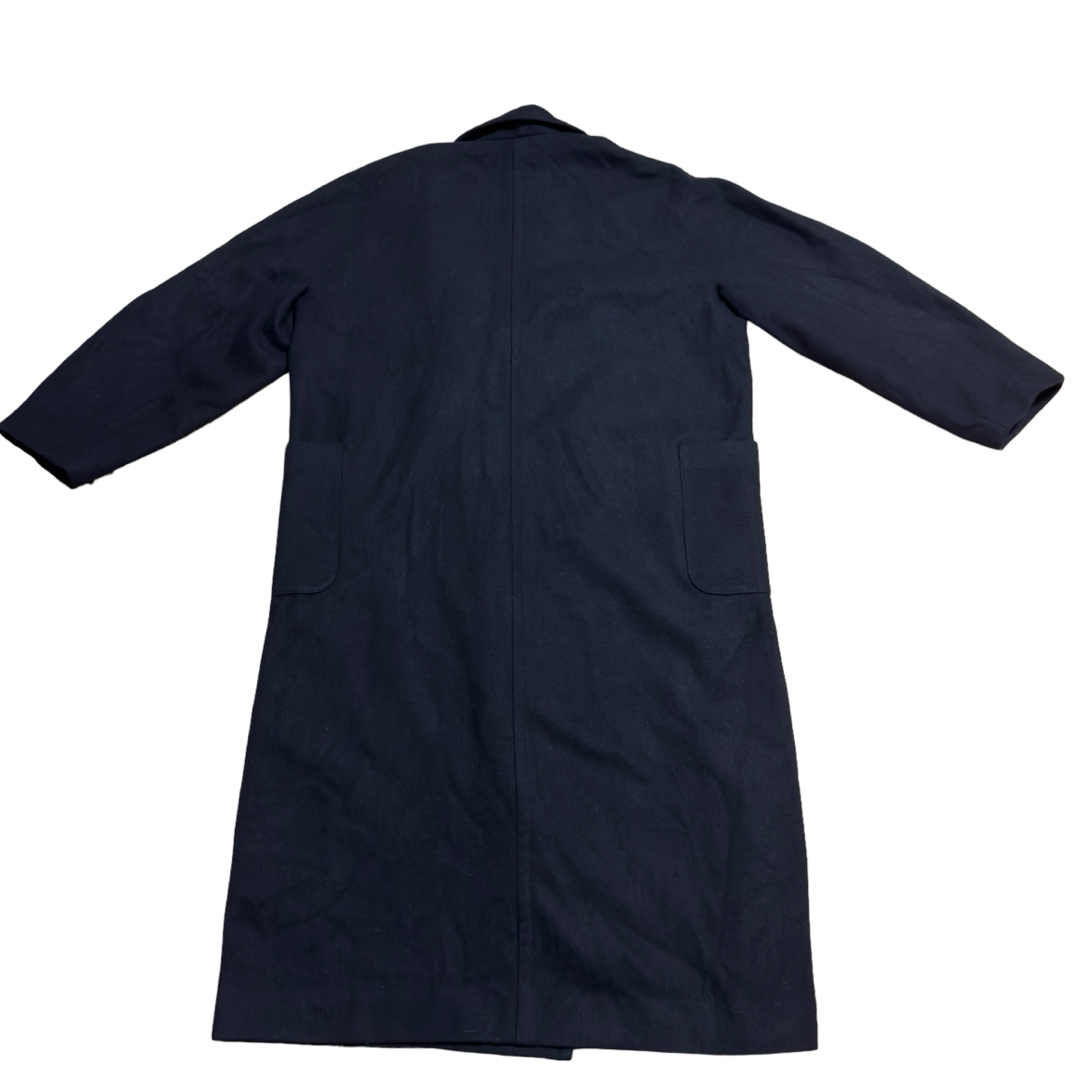 BASISBROEK(バージスブルック)のバージスブルック ロングコート ダブルボタン ブラック メンズ 3 XL相当 メンズのジャケット/アウター(チェスターコート)の商品写真
