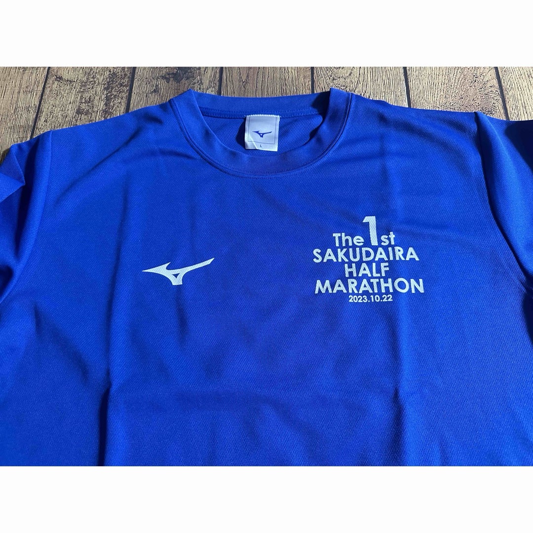 MIZUNO(ミズノ)の北斗の拳×佐久市　第1回佐久平ハーフマラソンTシャツ スポーツ/アウトドアのランニング(ウェア)の商品写真