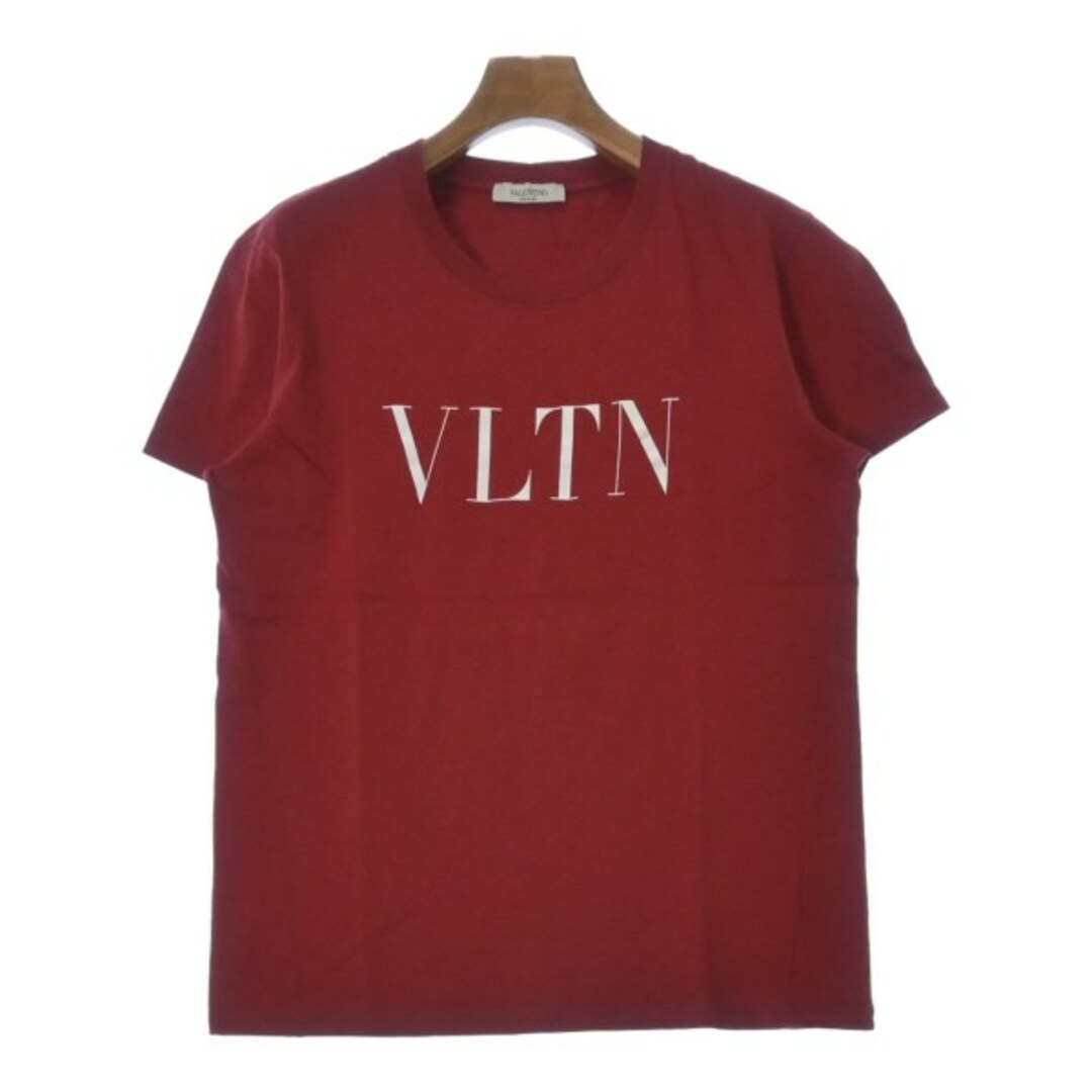 VALENTINO - VALENTINO ヴァレンティノ Tシャツ・カットソー XS 赤 