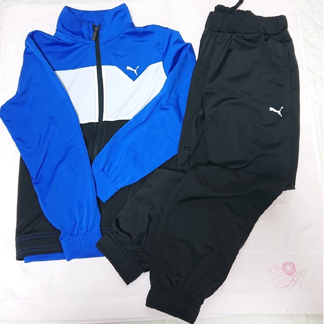 PUMA(プーマ)の★美品★【PUMA】キッズ ジャージ 上下セット 140 キッズ/ベビー/マタニティのキッズ服男の子用(90cm~)(ジャケット/上着)の商品写真