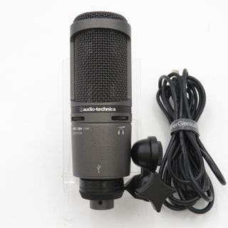 オーディオテクニカ(audio-technica)のaudio-technica (オーディオテクニカ) コンデンサーマイク USBマイク スタンド欠品 AT2020USB(PC周辺機器)