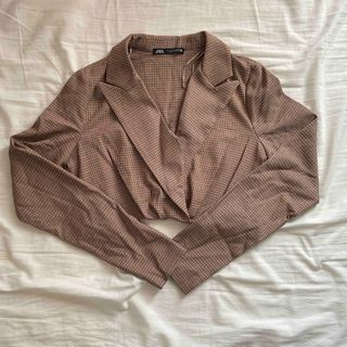 ザラ(ZARA)のZARA トップス　チェック(シャツ/ブラウス(長袖/七分))