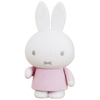 ミッフィー(miffy)のミッフィー　ふさふさマスコット スモーキーカラー ピンク プライズ フィギュア(キャラクターグッズ)