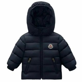 モンクレール(MONCLER)の美品 モンクレール ダウン コート 3A ネイビーモンクレールキッズ(ジャケット/上着)