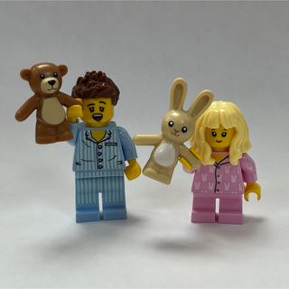 レゴ(Lego)のLEGO  ミニフィギュア　ミニフィグ  パジャマガール　ねぼすけ(知育玩具)