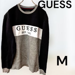 ゲス(GUESS)のGUESS ゲス　裏起毛トレーナー　Mサイズ(スウェット)