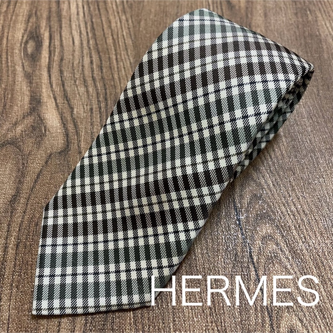 Hermes(エルメス)のHERMES エルメス シルクネクタイ 4 メンズのファッション小物(ネクタイ)の商品写真