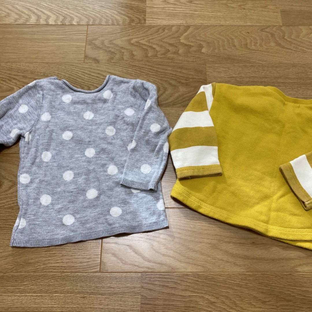 H&M(エイチアンドエム)のH&M グリーンレーベル　トップス　セット　80 キッズ/ベビー/マタニティのベビー服(~85cm)(トレーナー)の商品写真