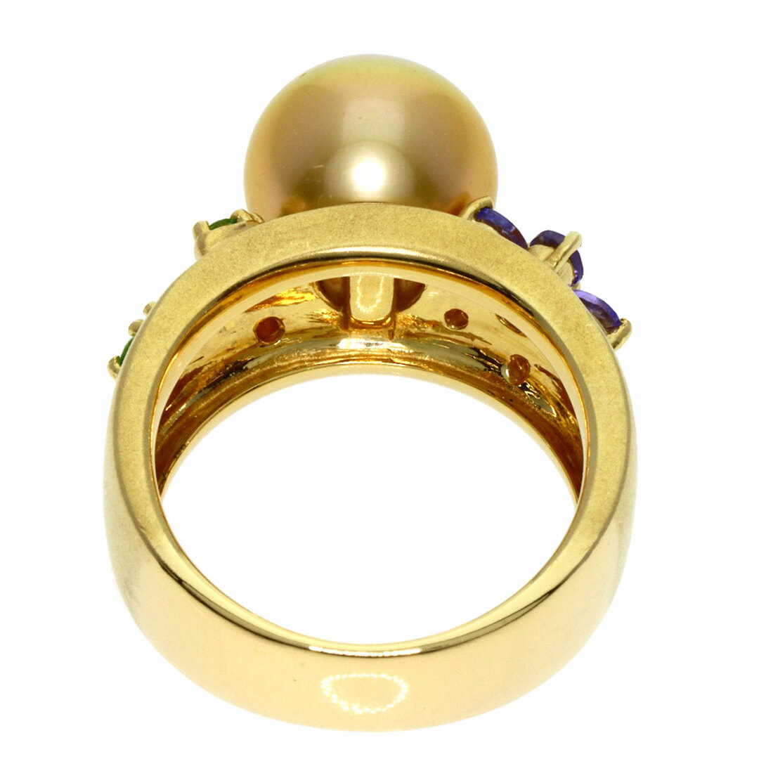 TASAKI(タサキ)のTASAKI ゴールデンパール マルチカラー ダイヤモンド リング・指輪 K18YG レディース レディースのアクセサリー(リング(指輪))の商品写真