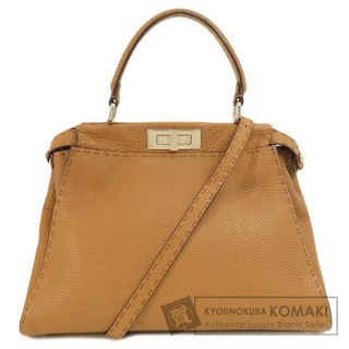 フェンディ(FENDI)のFENDI ピーカブー 2WAY ハンドバッグ カーフ レディース(ハンドバッグ)