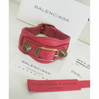 バレンシアガ(Balenciaga)のBALENCIAGA バレンシアガ  レザー ブレスレット TK632(ブレスレット/バングル)