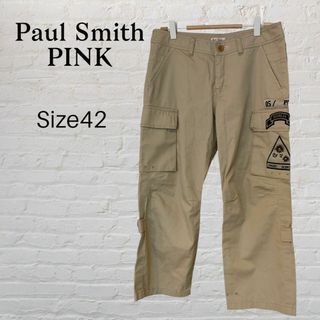 ポールスミス(Paul Smith)のPaul Smith PINK ポールスミス ピンク　カーゴパンツ　42(ワークパンツ/カーゴパンツ)