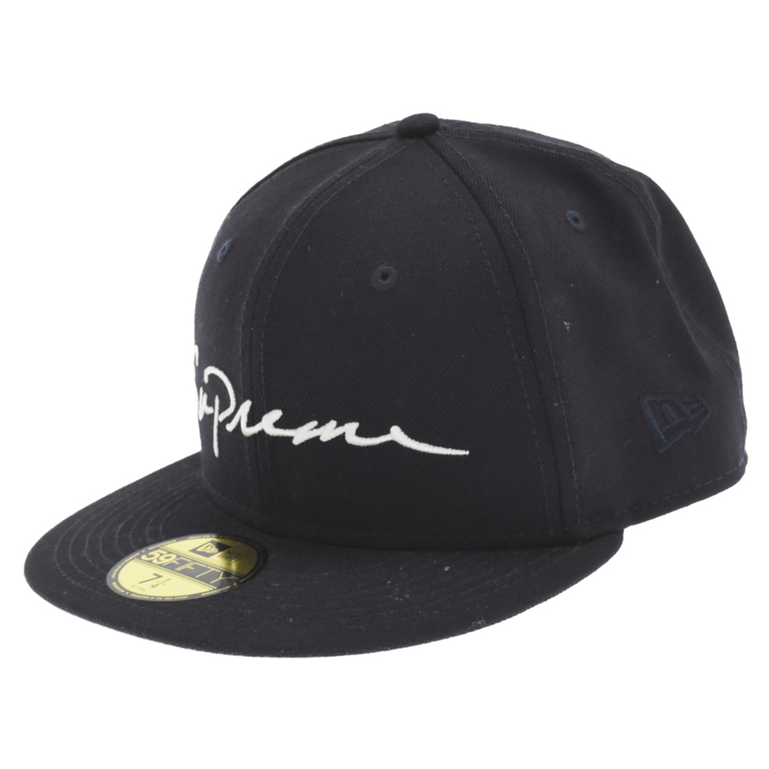 キャップSUPREME シュプリーム 18AW Classic Script New Era Cap クラシック スクリプト ニューエラ キャップ ネイビー