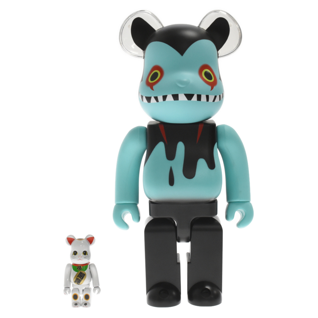 フィギュアMEDICOM TOY メディコムトイ BE@RBRICK デビルマン バイロン 100% & 400% ベアブリック フィギュア ブルー