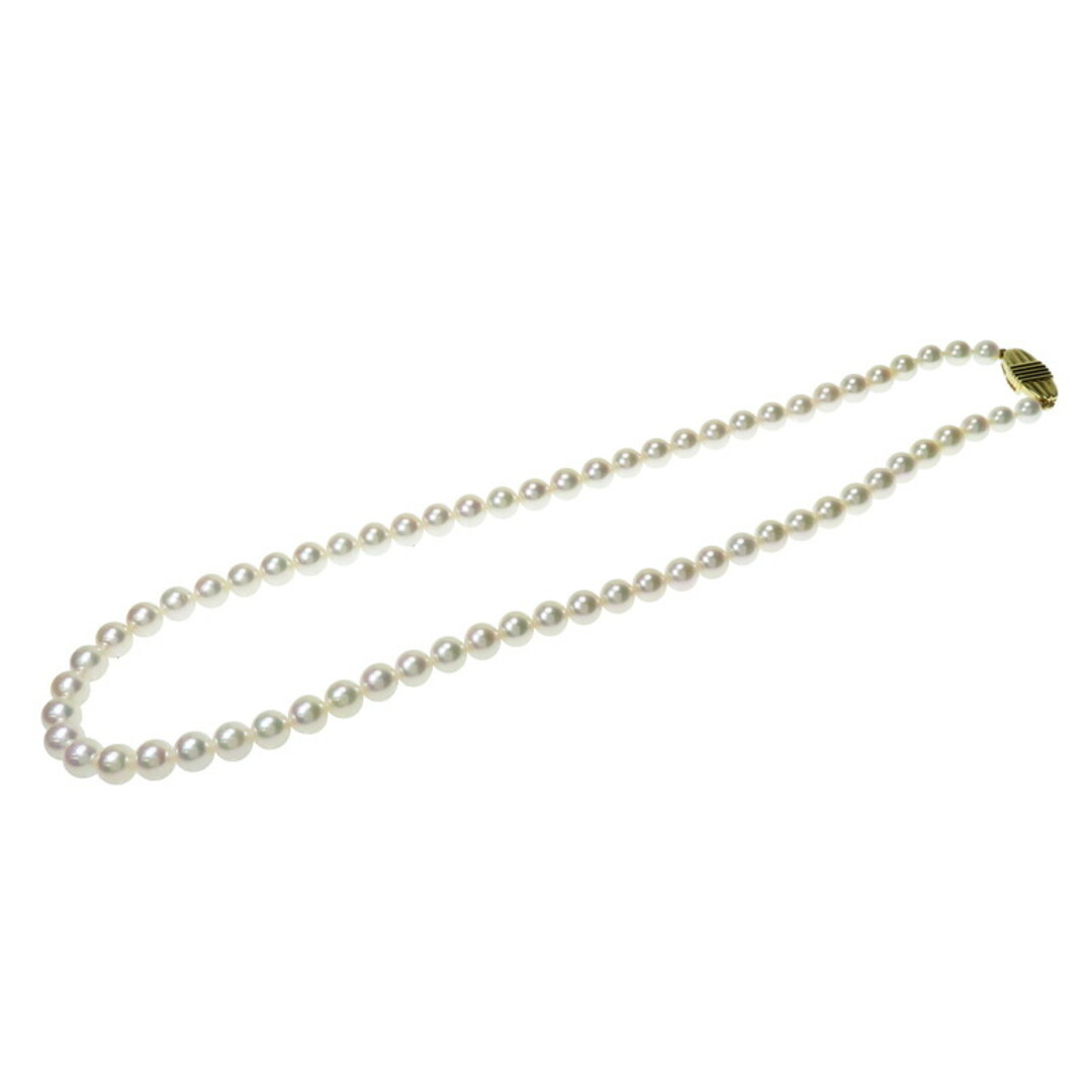 約425cmネックレス幅ミキモト ネックレス  K18 アコヤ真珠 5.1～6.9mm