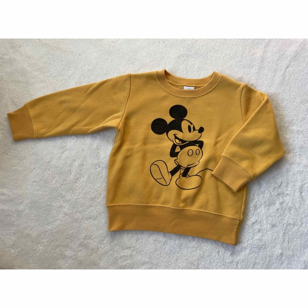Disney(ディズニー)のミッキー トレーナー キッズ/ベビー/マタニティのキッズ服男の子用(90cm~)(Tシャツ/カットソー)の商品写真