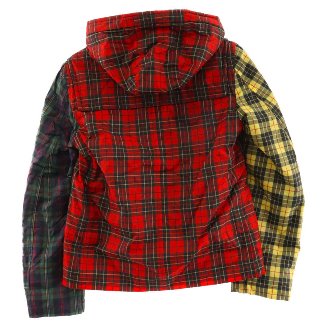 COMME des GARCONS(コムデギャルソン)のCOMME des GARCONS SHIRT コムデギャルソンシャツ タータンチェックナイロンダッフルコート ジャケット W18901 レッド/イエロー メンズのジャケット/アウター(ダッフルコート)の商品写真