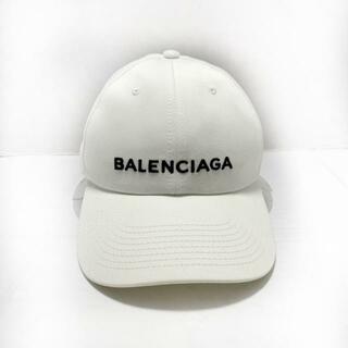 バレンシアガ(Balenciaga)のバレンシアガ キャップ - 452245 白×黒(キャップ)